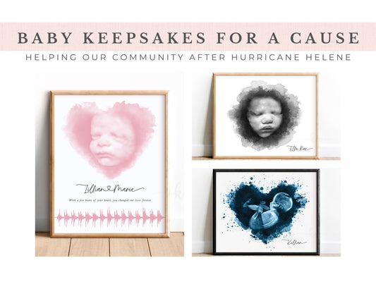 Baby Keepsakes for a Cause: Helping Our Community After Hurricane Helene